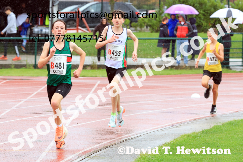 BBoys Under-15s 2025 Northern Athletics Autumn Road Relays, Leigh, Lancashire. Photo: David T. Hewitson/Sports for All Pics
